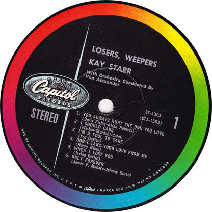 Kay Starr : Losers, Weepers (LP, Album)