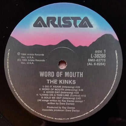 The Kinks : Word Of Mouth (LP, Album)