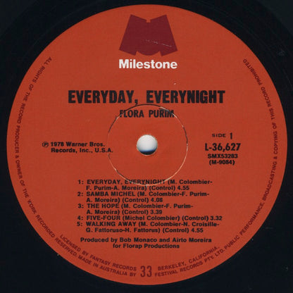 Flora Purim : Everyday, Everynight (LP, Album, Gat)