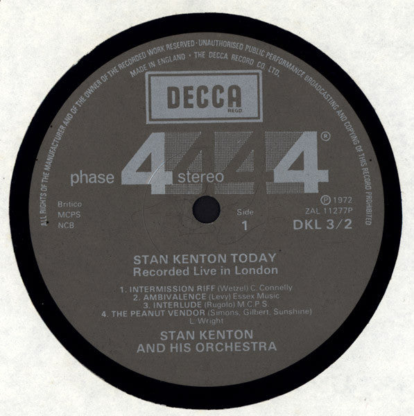 Stan Kenton : Stan Kenton Today (2xLP, Album)