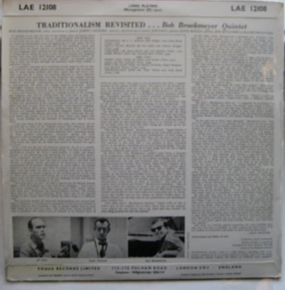 Bob Brookmeyer Quintet : Traditionalism Revisited (LP, Album, Mono)