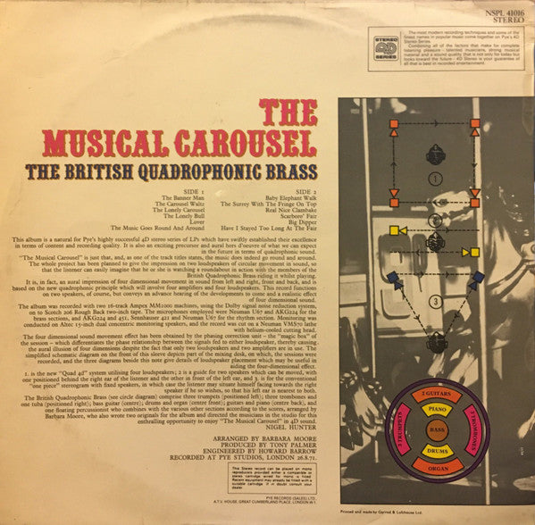 The British Quadrophonic Brass : The Musical Carousel (LP, Album)