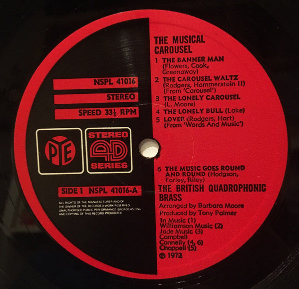 The British Quadrophonic Brass : The Musical Carousel (LP, Album)