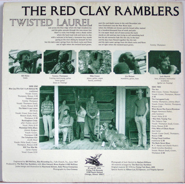 The Red Clay Ramblers : Twisted Laurel (LP, Album)