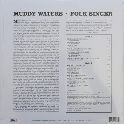 Muddy Waters : Folk Singer (LP, Album, RE, 180)