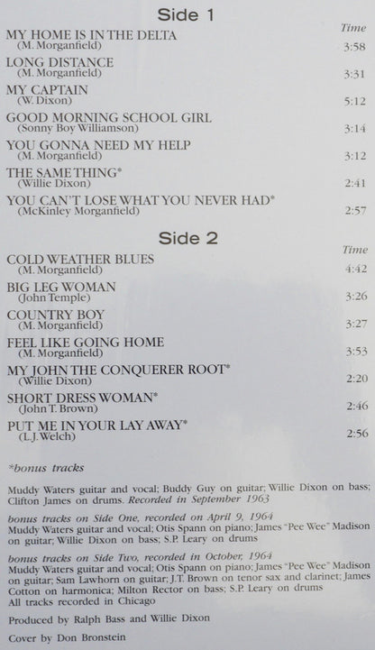 Muddy Waters : Folk Singer (LP, Album, RE, 180)
