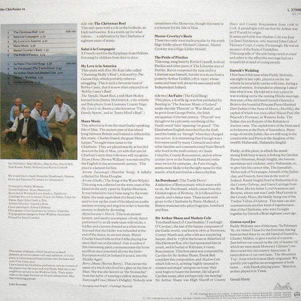 The Chieftains : The Chieftains 10 (LP, Album)