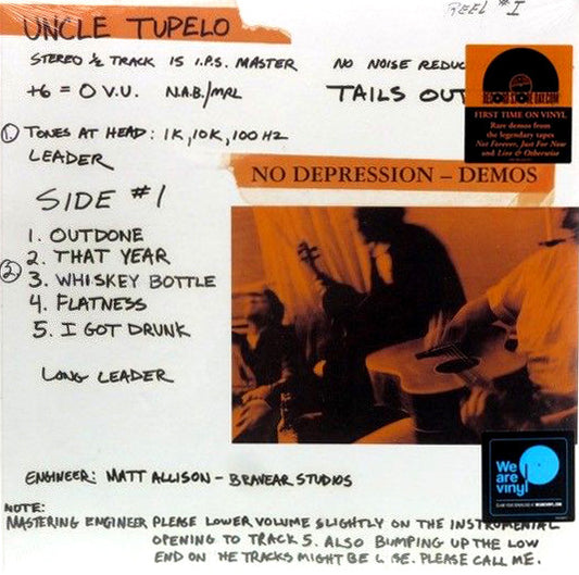 Uncle Tupelo : No Depression - Demos (LP, Album)