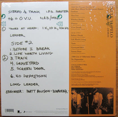 Uncle Tupelo : No Depression - Demos (LP, Album)