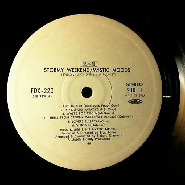 The Mystic Moods Orchestra : Stormy Weekend (LP, Album, Promo)