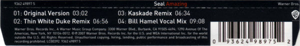 Seal : Amazing (CD, Maxi)