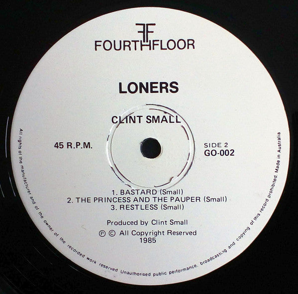 Clint Small : Loners (12", MiniAlbum)