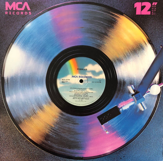 Pebbles : Girlfriend (12", Single, Gen)