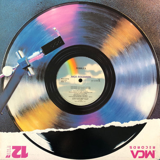 Pebbles : Girlfriend (12", Single, Gen)