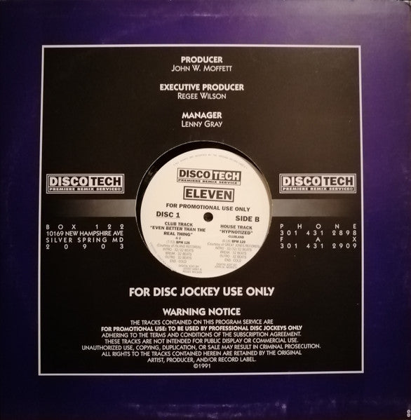 Various : DiscoTech Eleven (2x12", Comp, Promo)