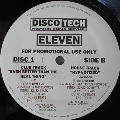 Various : DiscoTech Eleven (2x12", Comp, Promo)