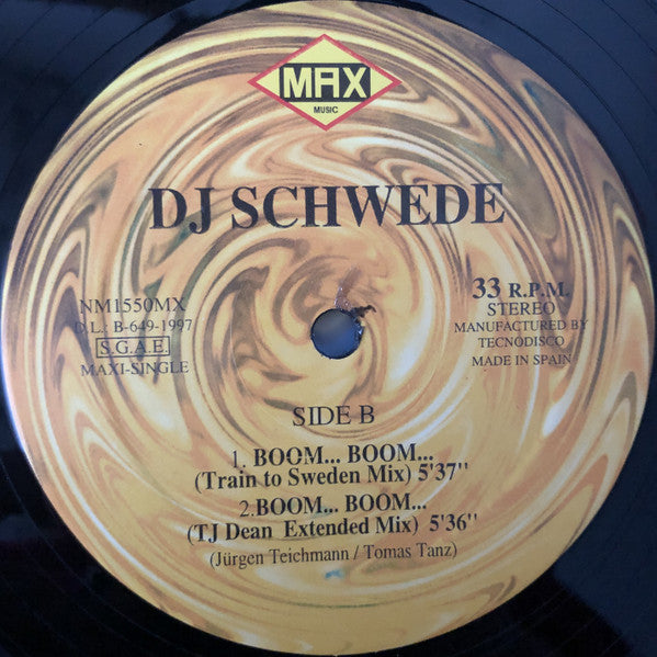 DJ Schwede : Boom... Boom... (12", Maxi)