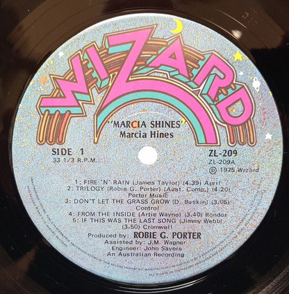 Marcia Hines : Marcia Shines (LP, Album, RP, Gat)