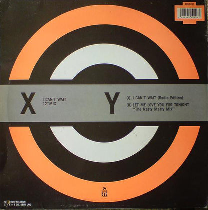 Kariya : I Can't Wait (12")