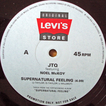 The James Taylor Quartet Featuring Noel McKoy / Heliocentric World :  Supernatural Feeling / The More I Get (12", Ltd, Promo)