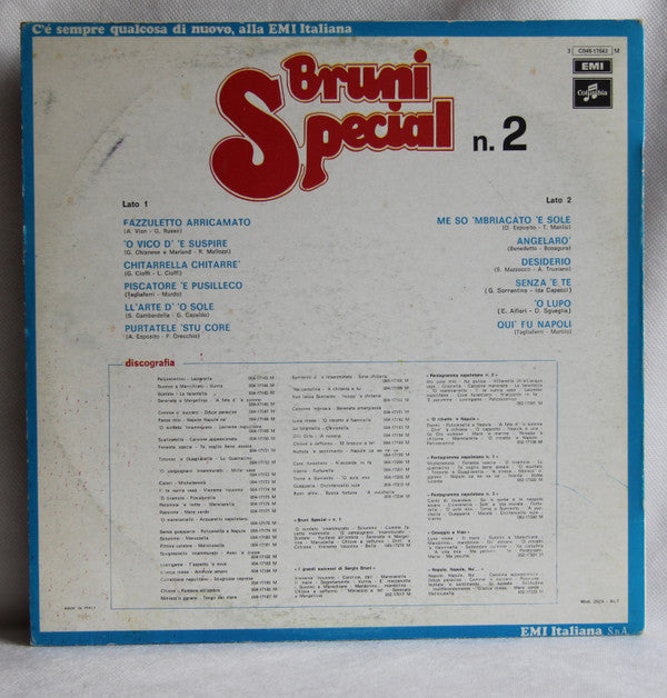 Sergio Bruni : Bruni Special N. 2 (LP)