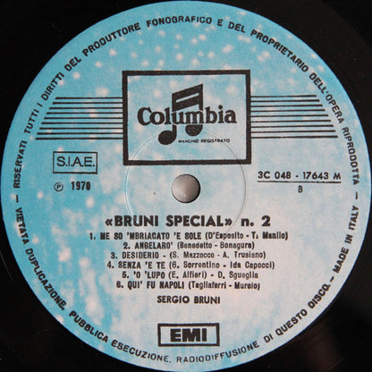 Sergio Bruni : Bruni Special N. 2 (LP)