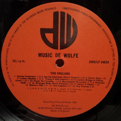 The Studio Ensemble : This England (LP)