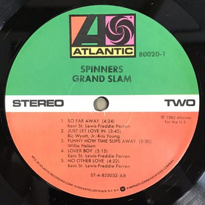 Spinners : Grand Slam (LP, Album, AR)