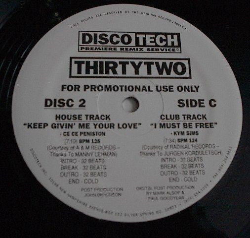 Various : DiscoTech ThirtyTwo (3x12", Comp, Promo)