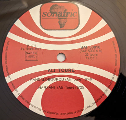 Ali Farka Touré : Ali Toure "Farka" (LP, Album, RE)