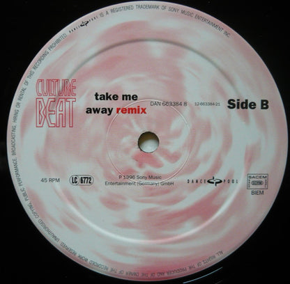 Culture Beat : Take Me Away (Remix) (2x12", Maxi)