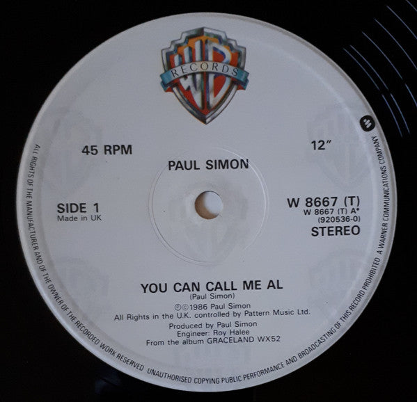 Paul Simon : You Can Call Me Al (12")