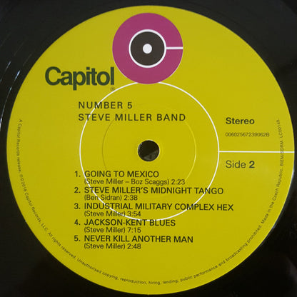 Steve Miller Band : Number 5 (LP, Album, RM, 180)