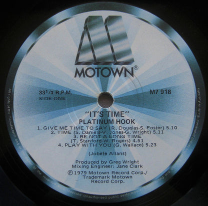 Platinum Hook : It's Time (LP, Album)