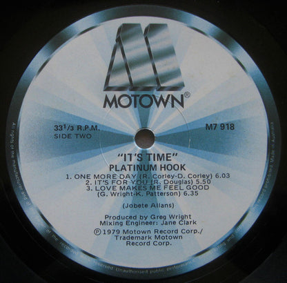 Platinum Hook : It's Time (LP, Album)