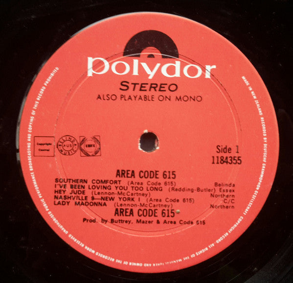 Area Code 615 : Area Code 615 (LP, Album)
