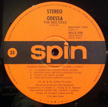 Bee Gees : Odessa (2xLP, Album, Gat)