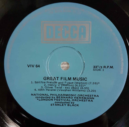 Various : Great Film Music (LP)
