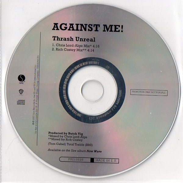 Against Me! : Thrash Unreal (CD, Single, Promo)