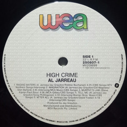 Al Jarreau : High Crime (LP, Album)