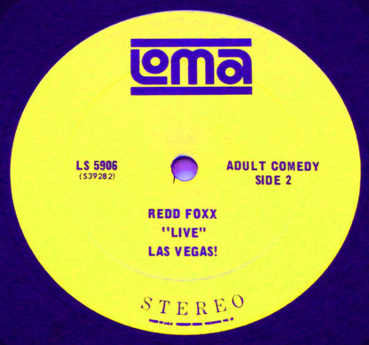 Redd Foxx : "Live" Las Vegas (LP, Album)