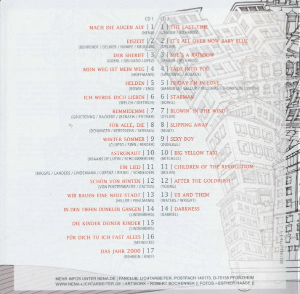 Nena (20) : Cover Me (2xCD, Album)
