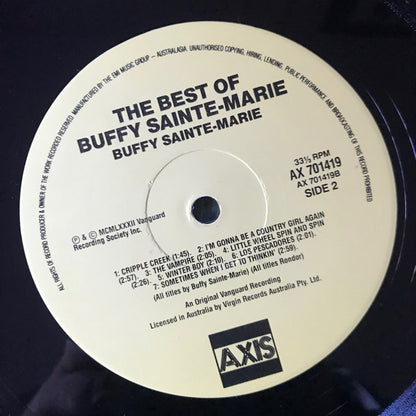 Buffy Sainte-Marie : The Best Of Buffy Sainte-Marie (LP, Comp)