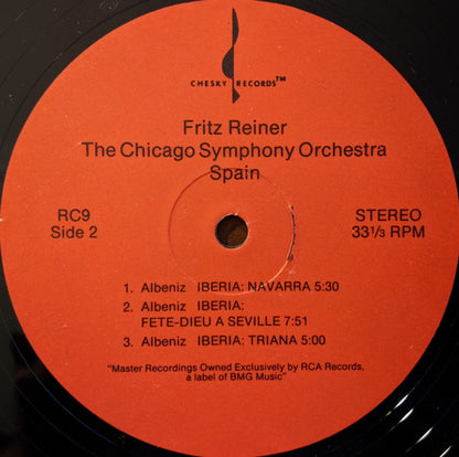 Fritz Reiner, Chicago Symphony Orchestra : Spain (LP)