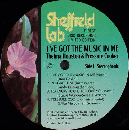 Thelma Houston & Pressure Cooker : I've Got The Music In Me (LP, Album, Ltd, Dir)