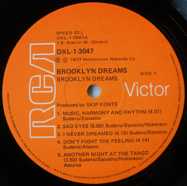 Brooklyn Dreams : Brooklyn Dreams (LP, Album)