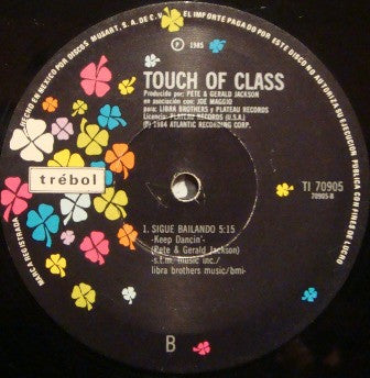 Touch Of Class : Keep Dancin' (Sigue Bailando) (12")
