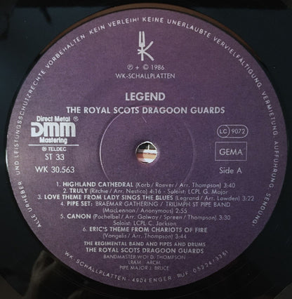 The Regimental Band* And Pipes And Drums Of The Royal Scots Dragoon Guards* : Legend  (LP, Dir)