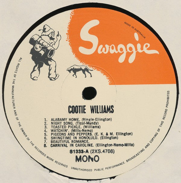 Cootie Williams : The Boys From Harlem (LP, Comp, Mono, RE)