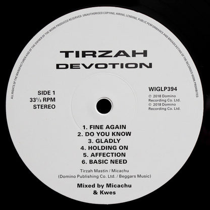 Tirzah : Devotion (LP, Album, 180)